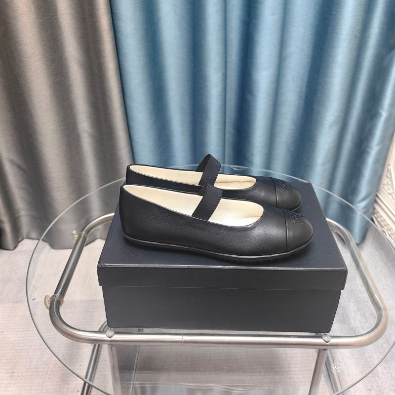 Ch*el leather shoes